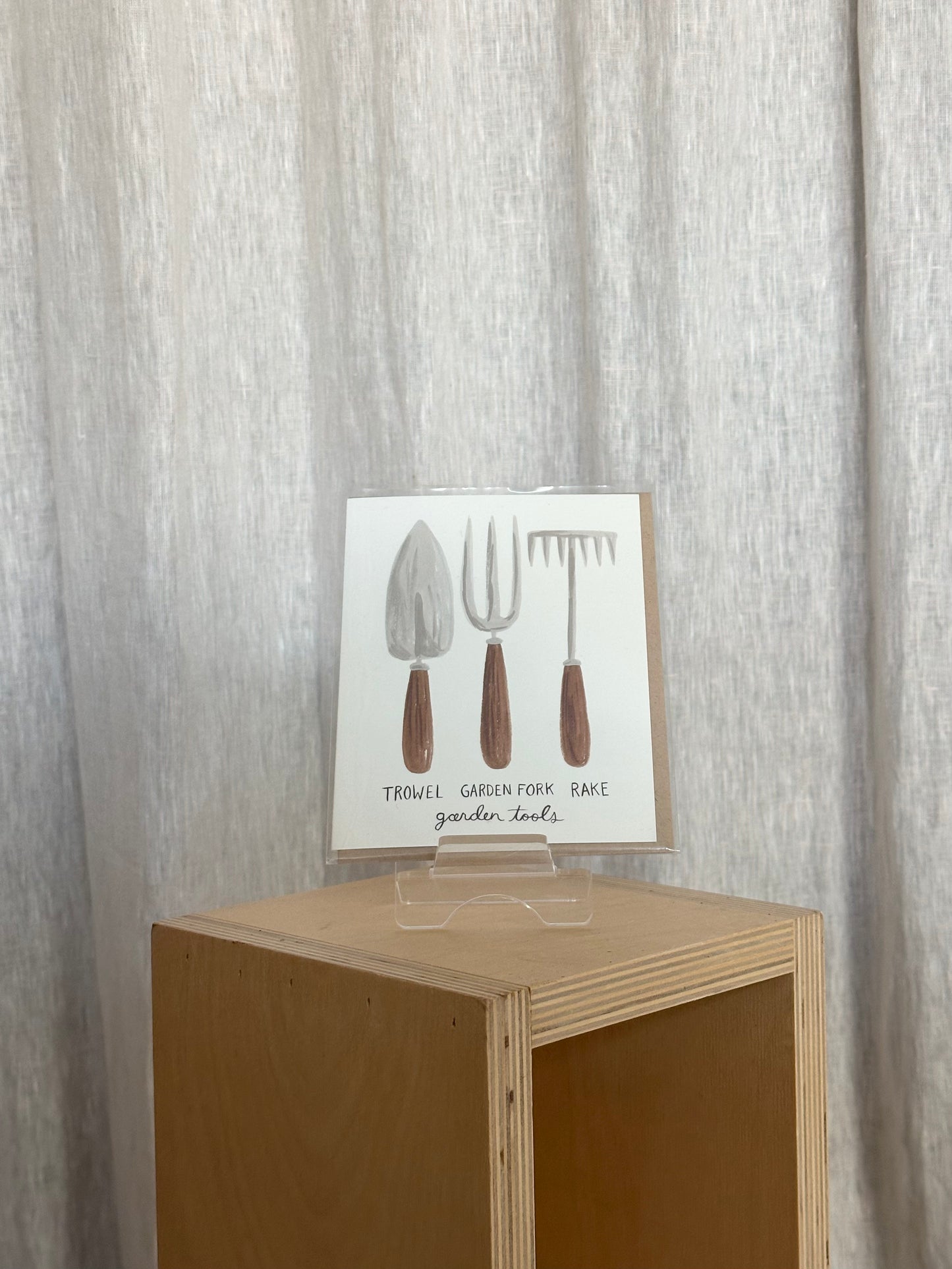 Garden Tools Greeting Card