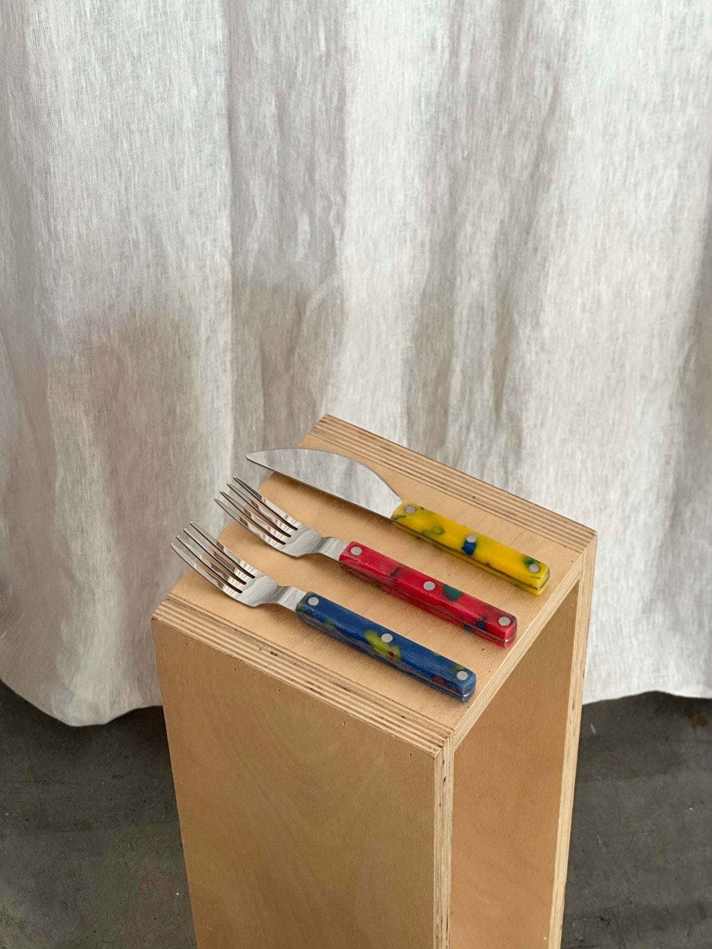 Tinned Fish Fork + Knife Set