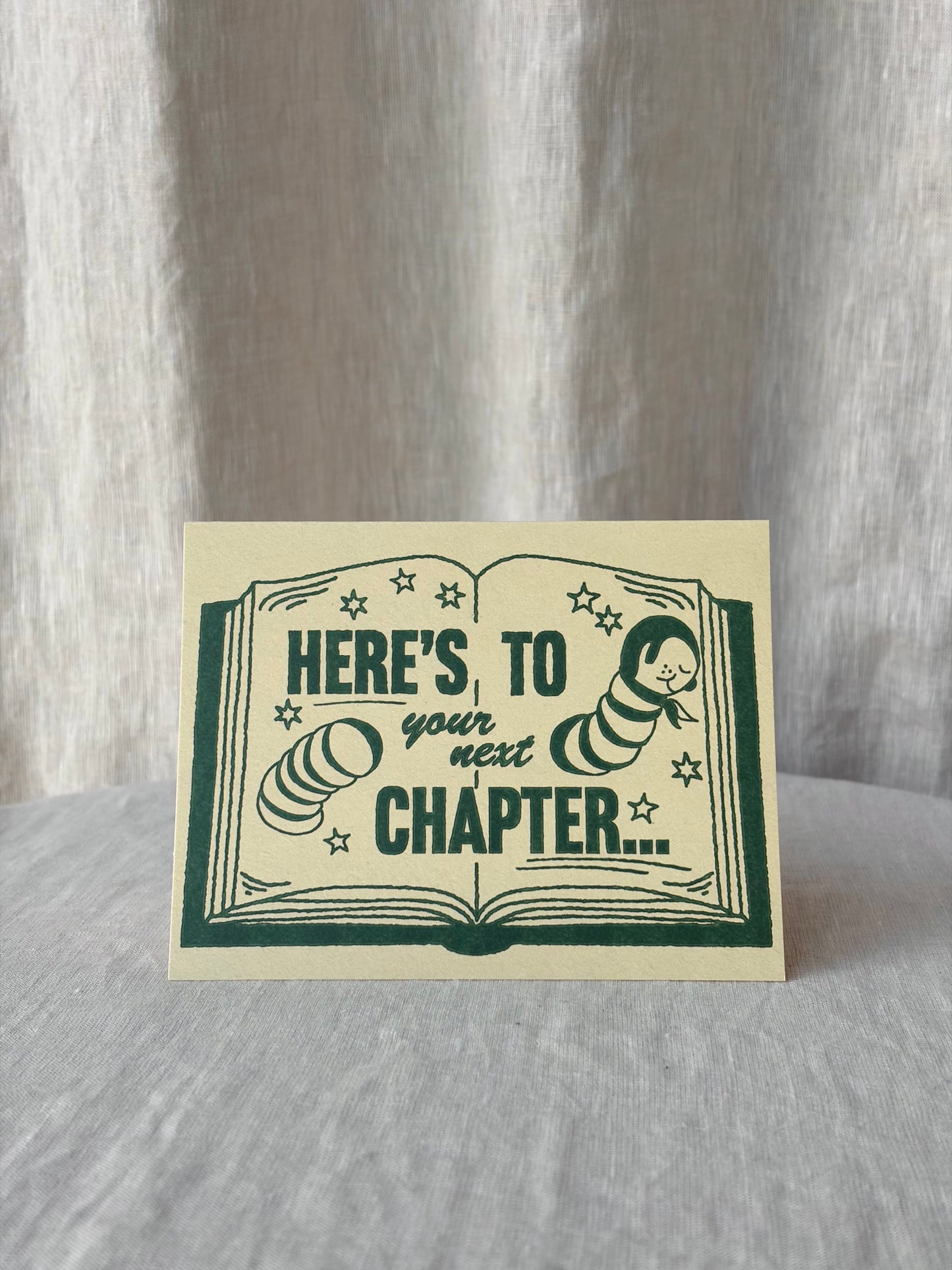 Next Chapter Congratulations Greeting Card