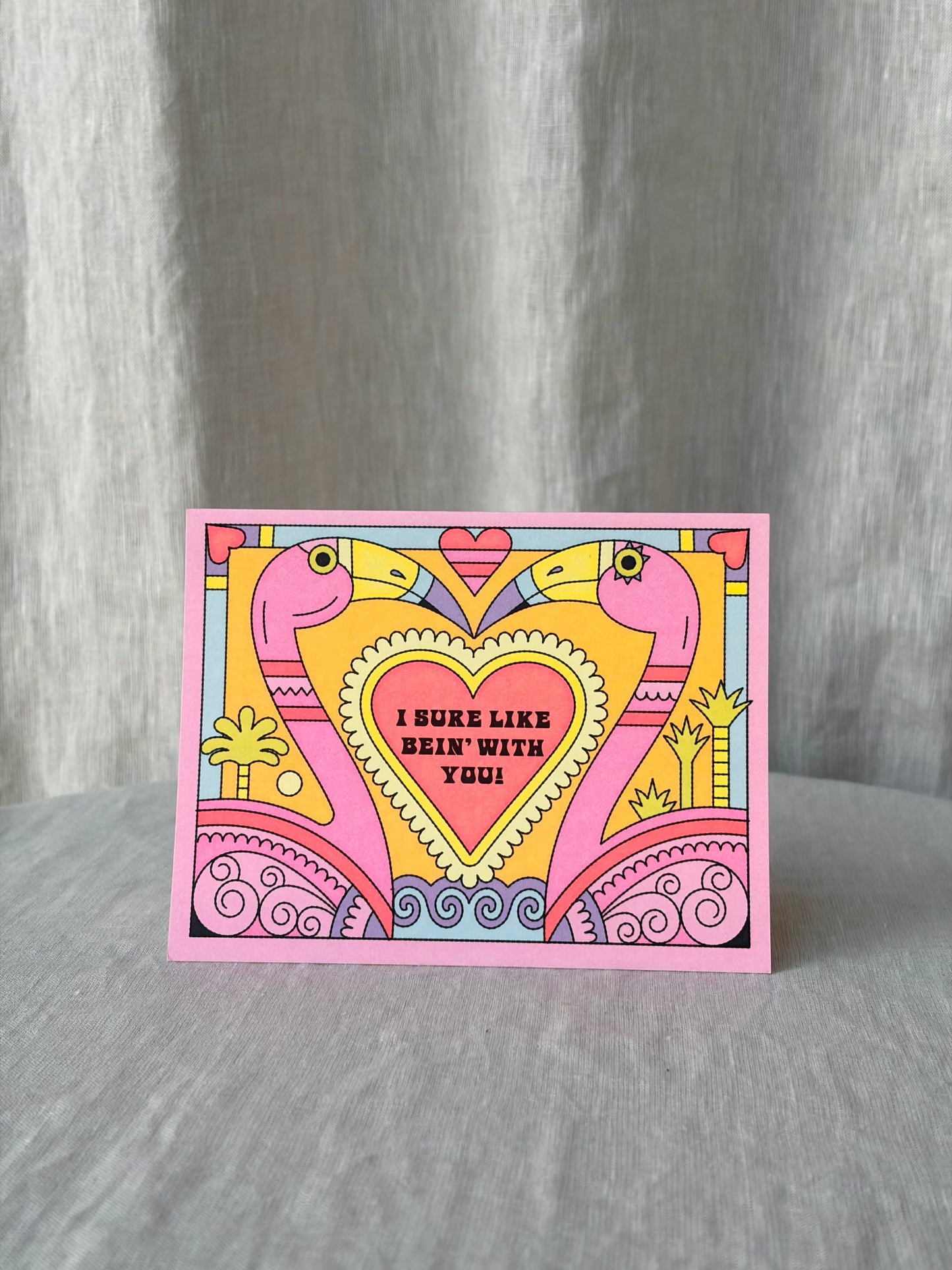 Being With You Greeting Card