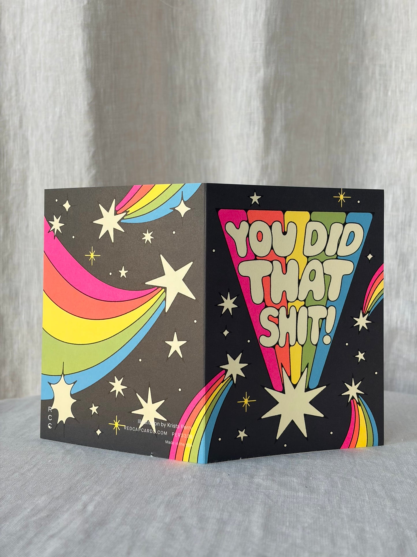 You Did That Greeting Card
