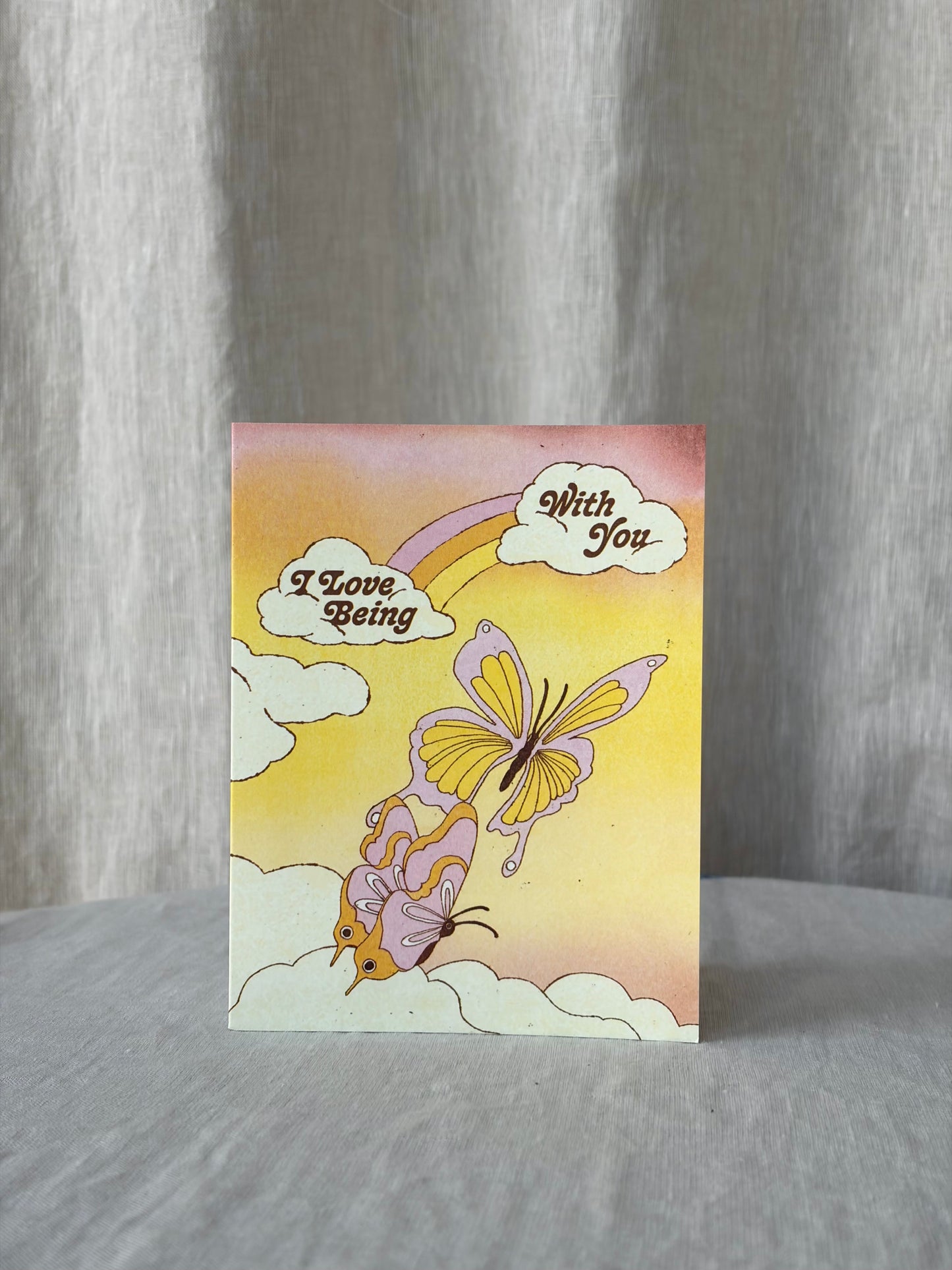 I Love Being with You Love Greeting Card