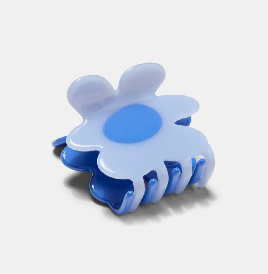 Flower Claw in Periwinkle + Blue