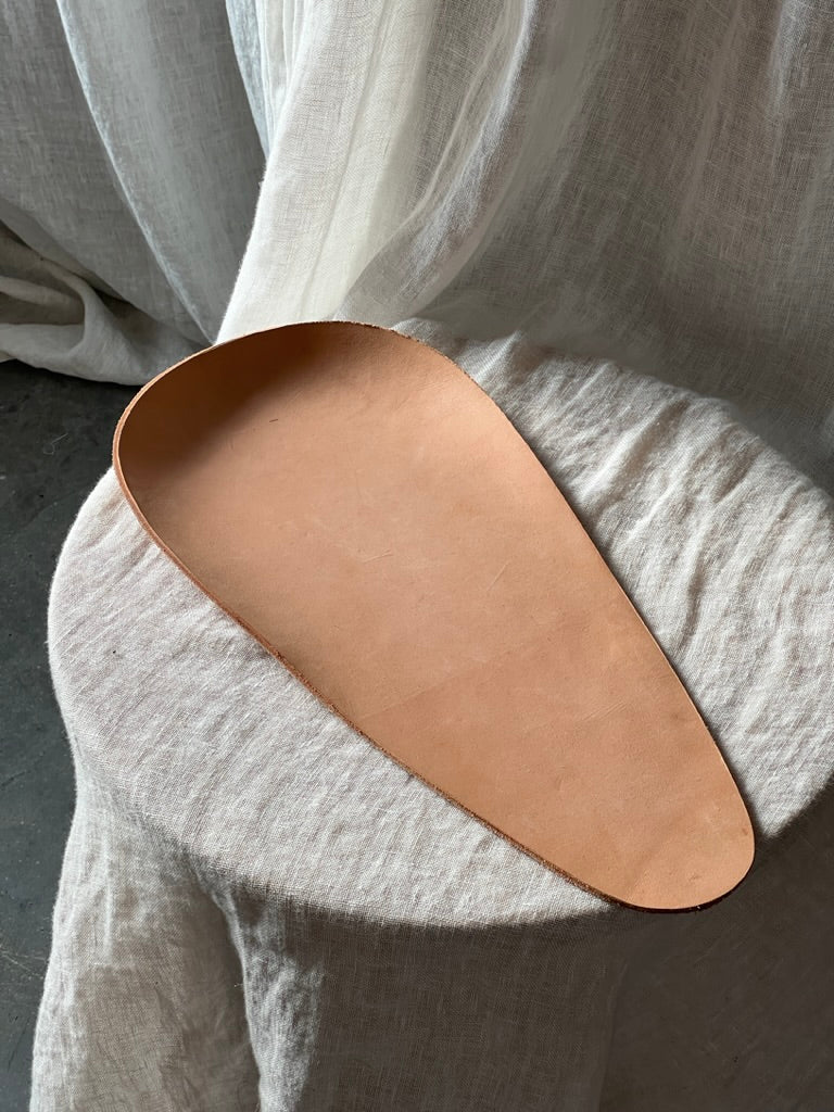 Leather Asymmetrical Valet Tray