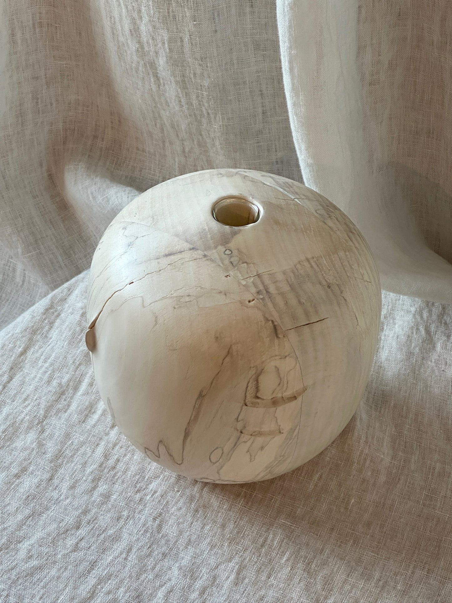 Jume Spalted Wood Vase - Large