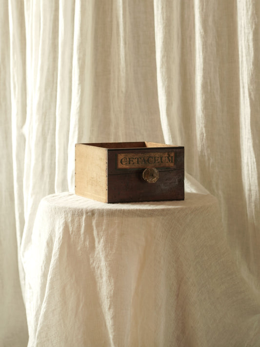 Vintage Wooden Box - Cetaceum