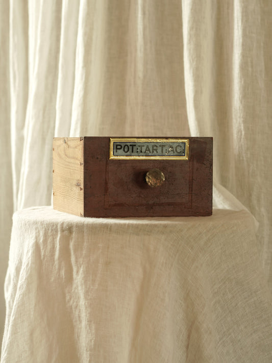 Vintage Wooden Box - POT.TART.AC