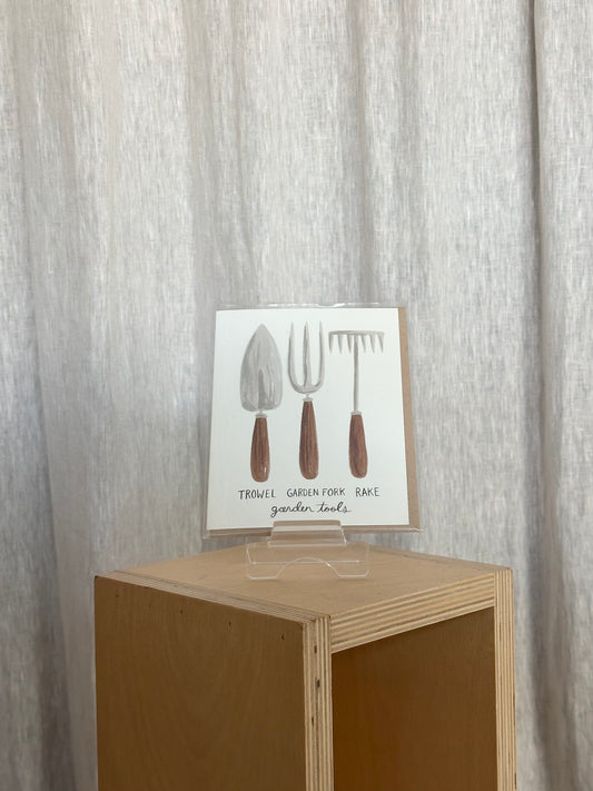 Garden Tools Greeting Card