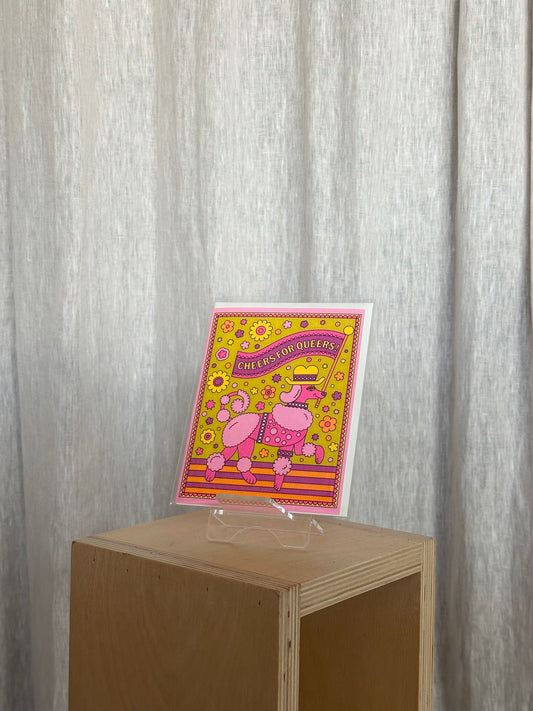Cheers Queers Greeting Card
