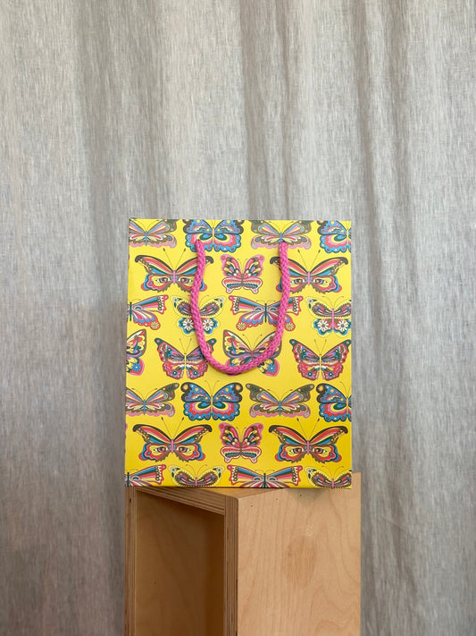 Psychedelic Butterfly Gift bag | Medium