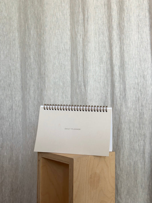Ivory Daily Planner - Notebook