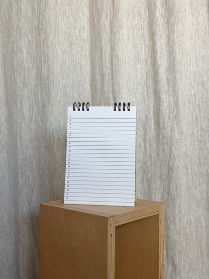 Tan Notes Notebook