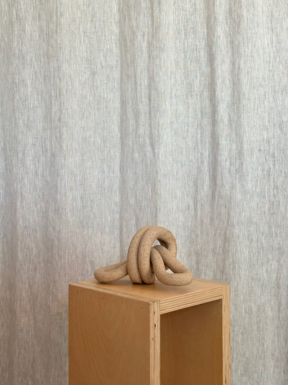 Double Loop Knot - Raw Speckled