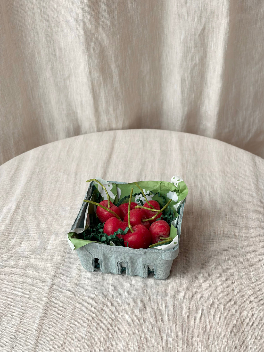 Cherry Beeswax Birthday Candles