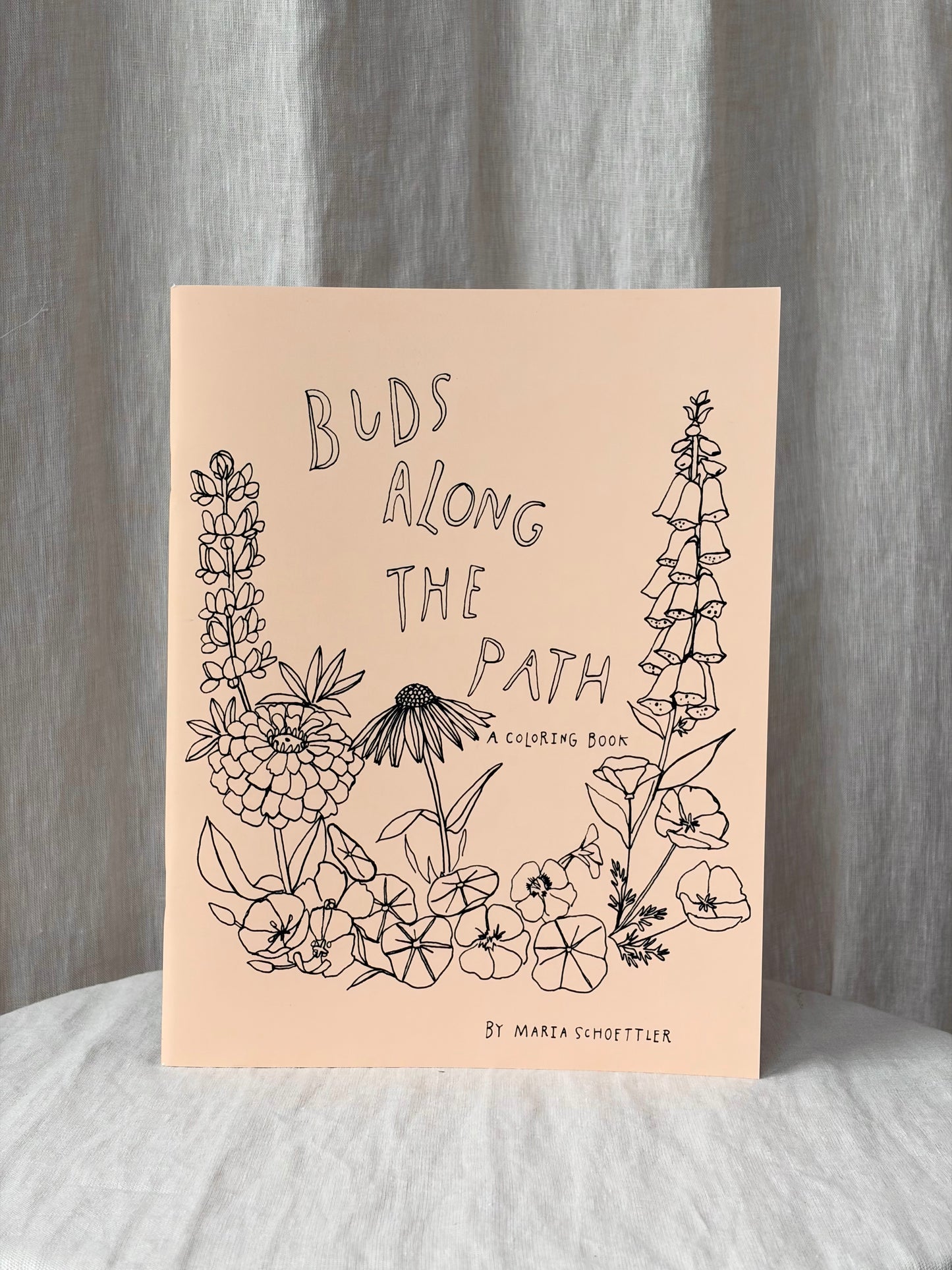 Buds Along the Path Coloring Book