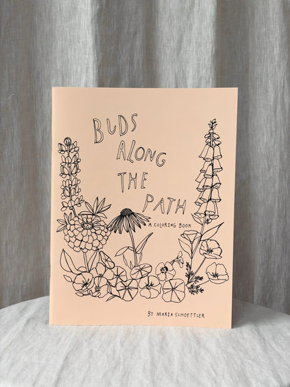 Buds Along the Path Coloring Book