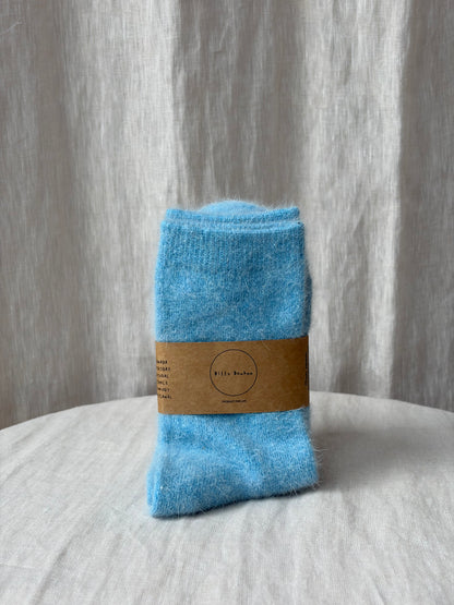 Ribbed Cotton High Socks