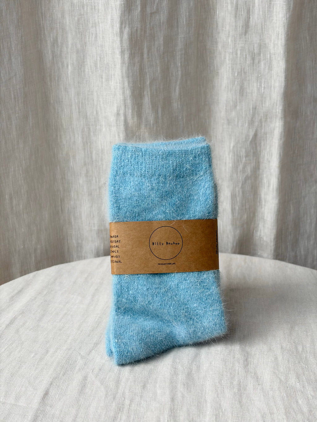 Fluffy Angora Socks