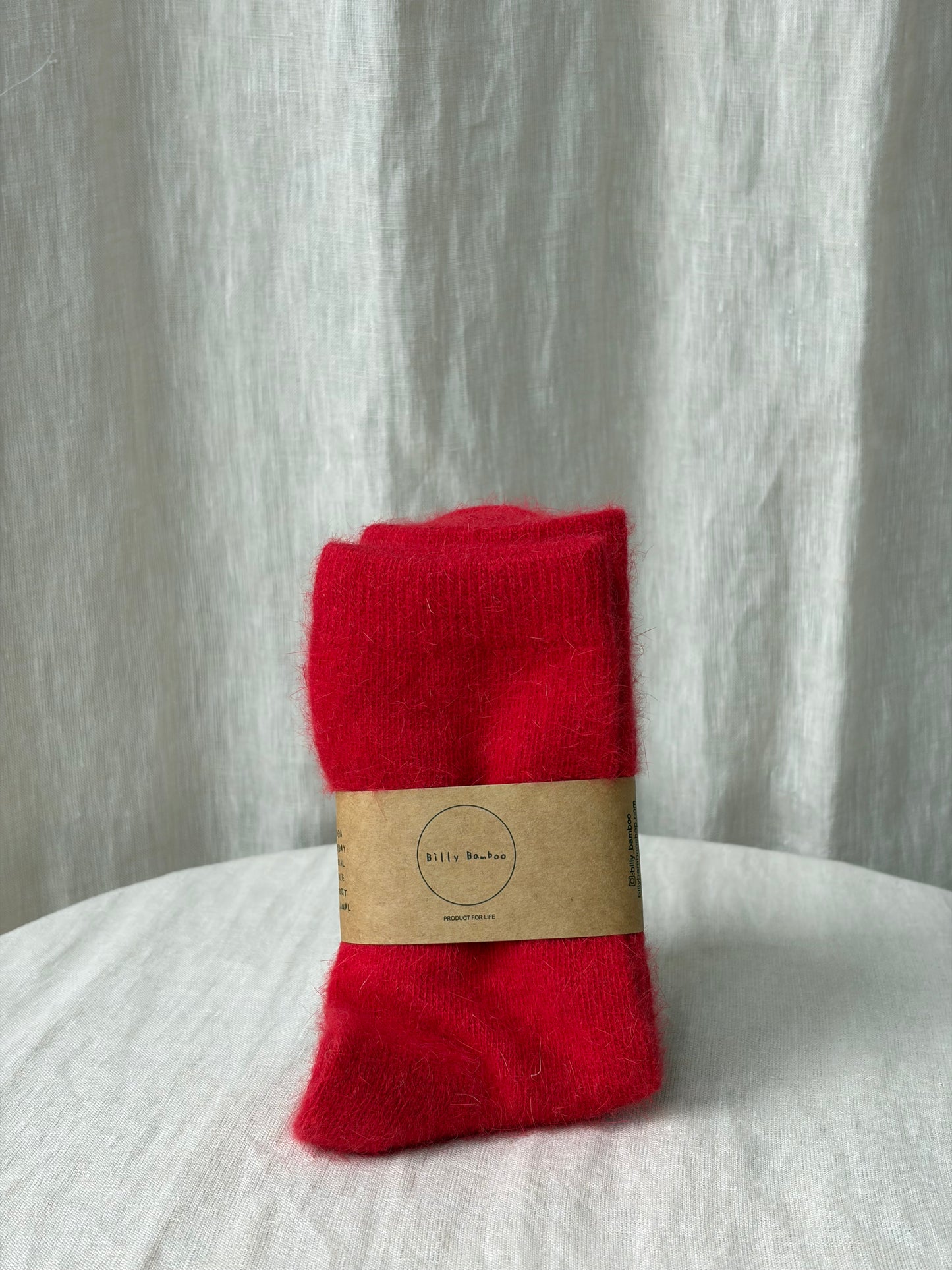 Ribbed Cotton High Socks