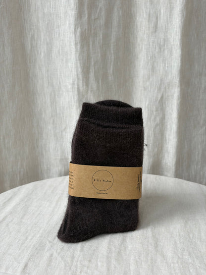 Fluffy Angora Socks