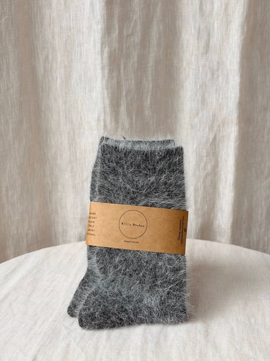 Fluffy Angora Socks