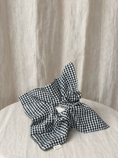 Mini Gingham Diamond Scrunchies