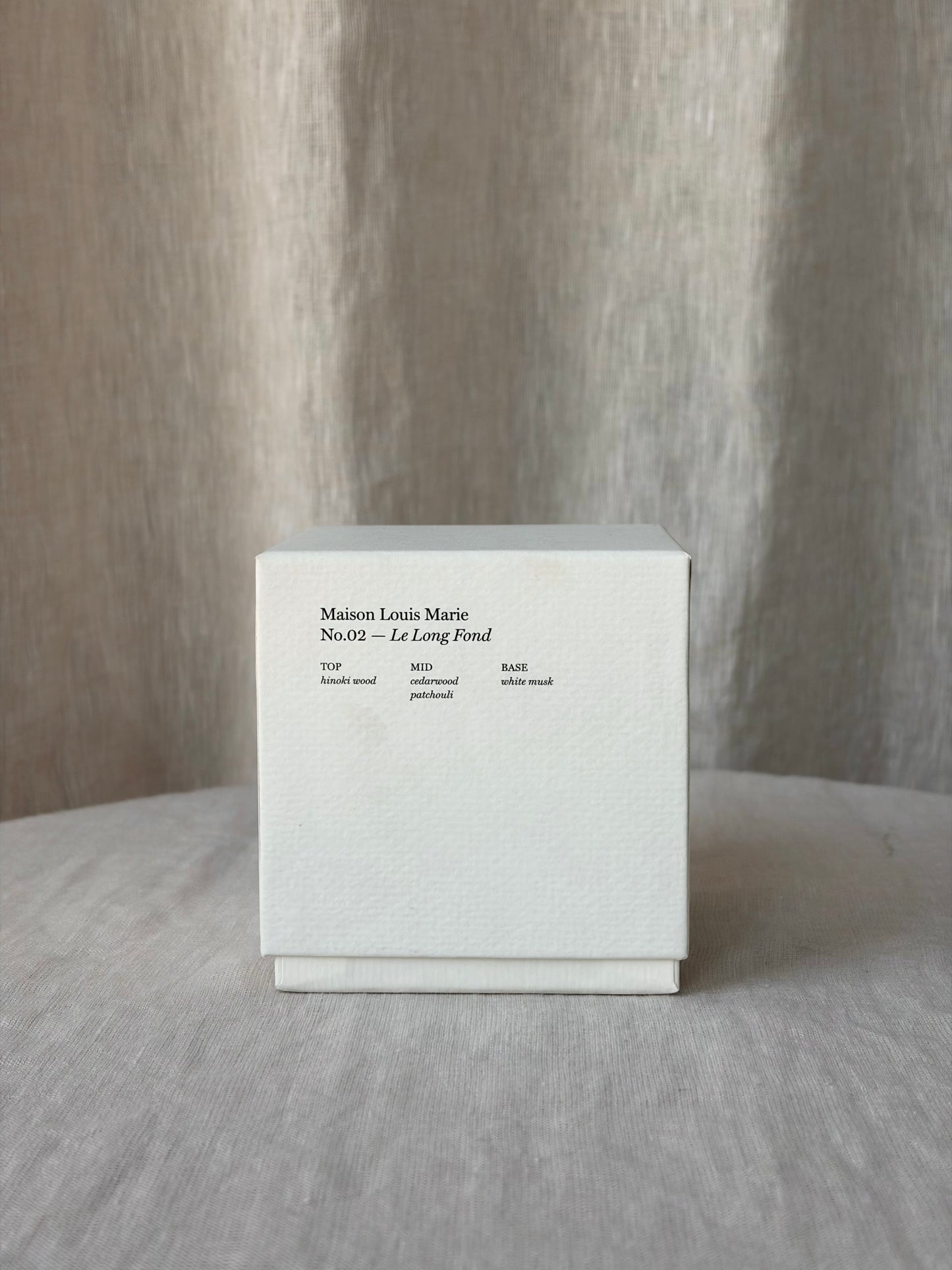No.02 Le Long Fond - Candle