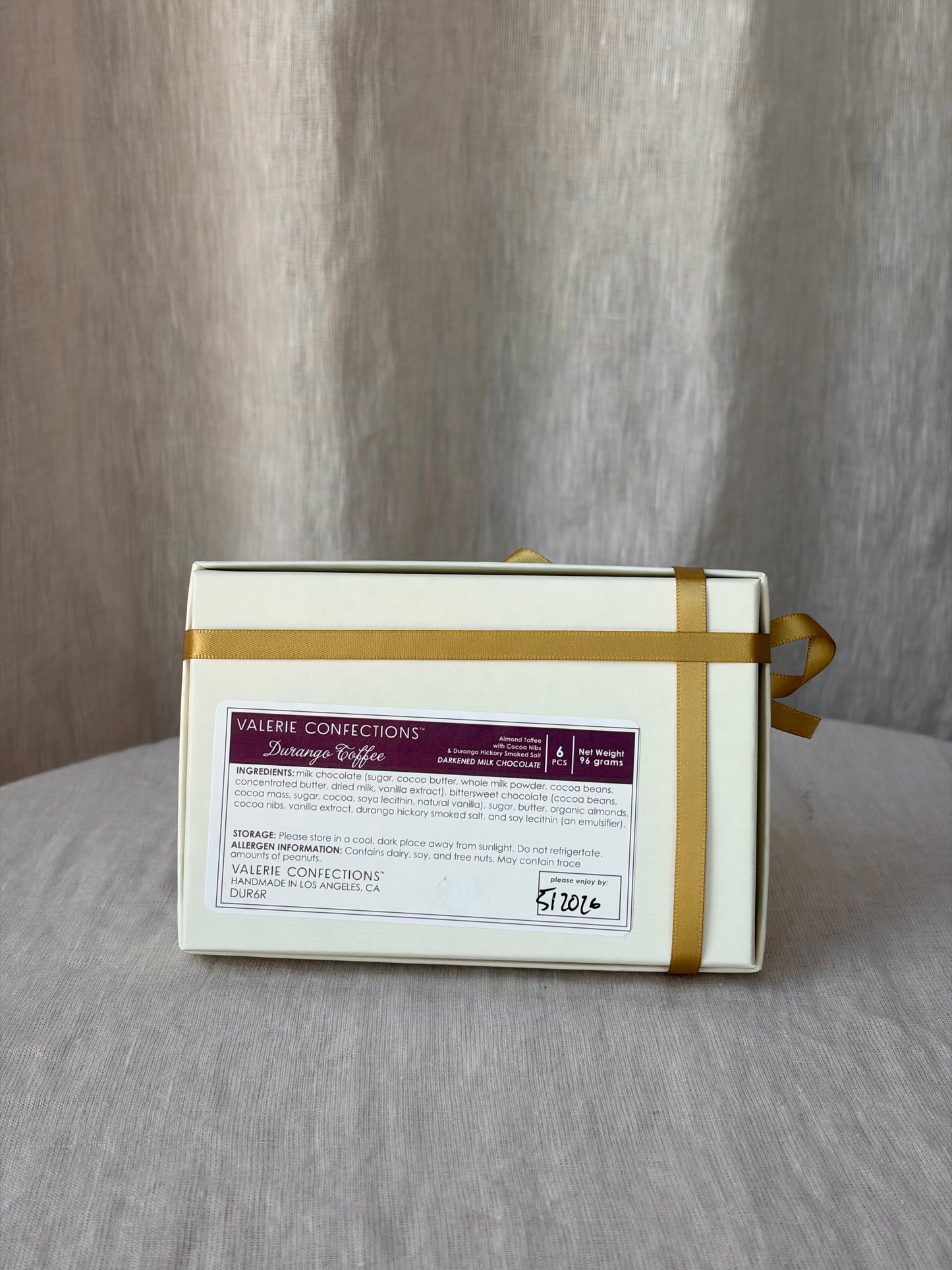 Durango Toffee Box of Chocolates - Smoked Salt & Cocoa Nibs