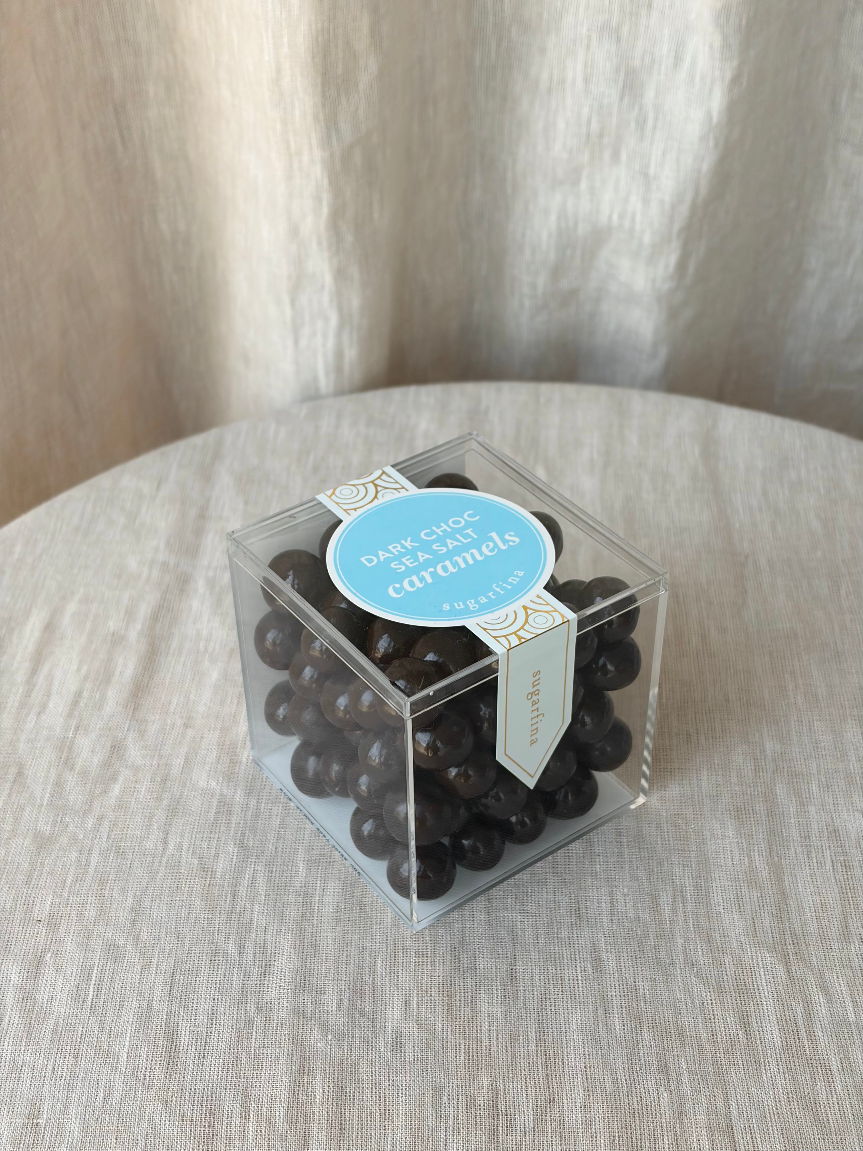 Dark Chocolate Sea Salt Caramels - Large