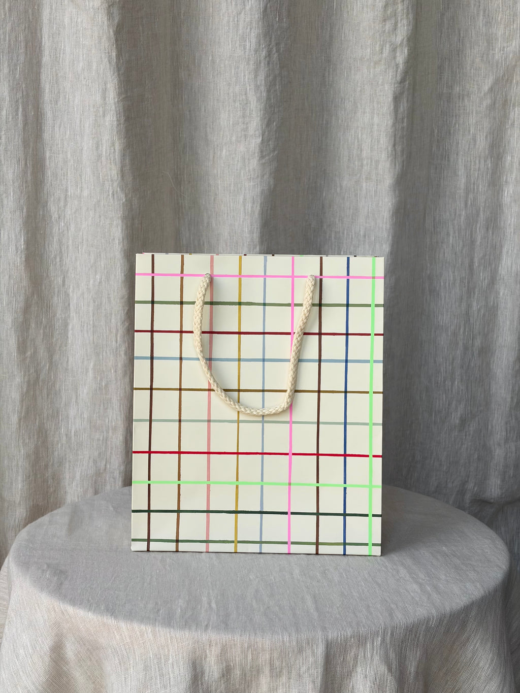 Color Grid Gift bag - Medium