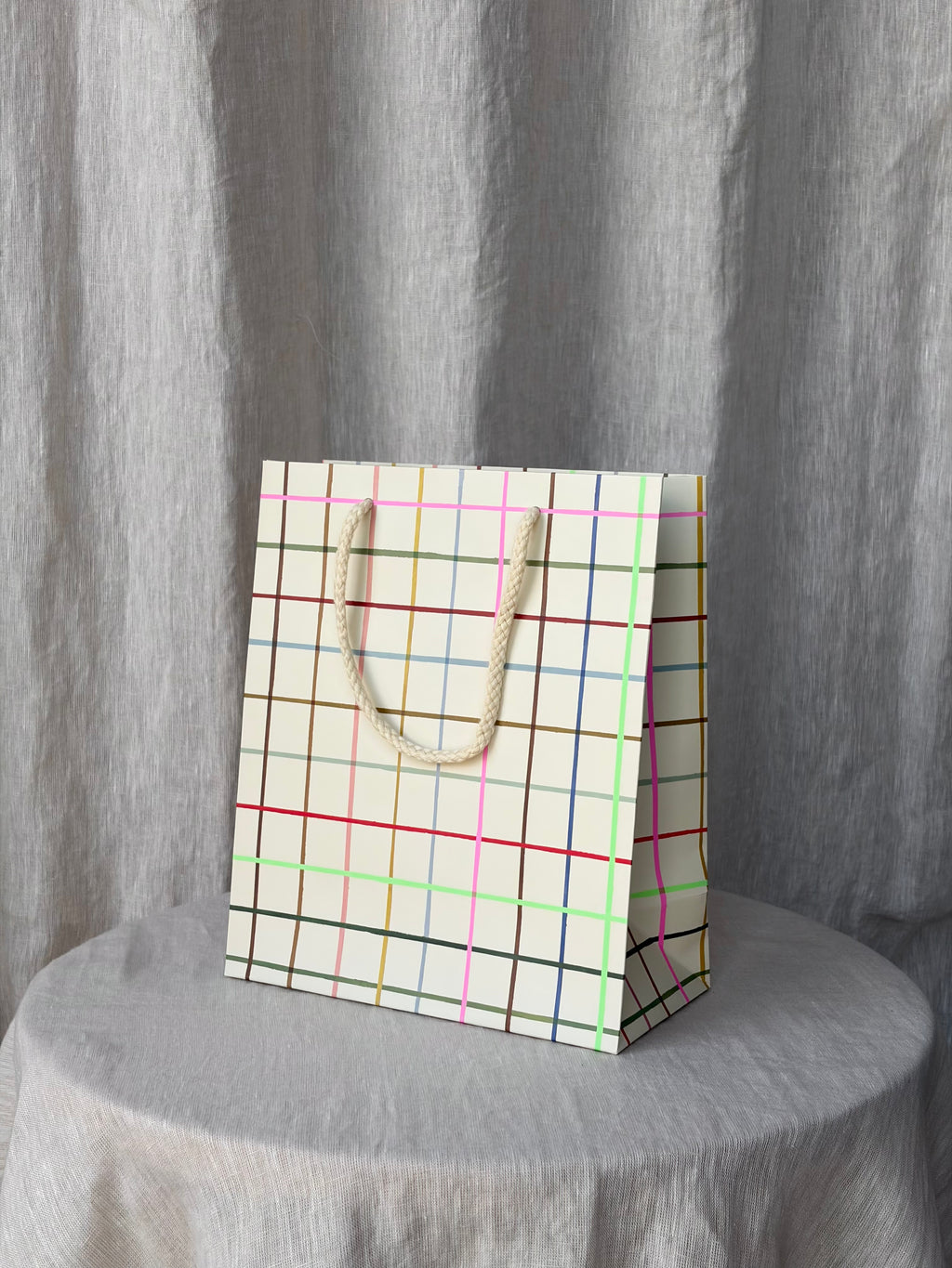 Color Grid Gift bag - Medium