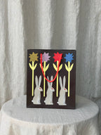Rabbit and Flowers Gift bag - Medium