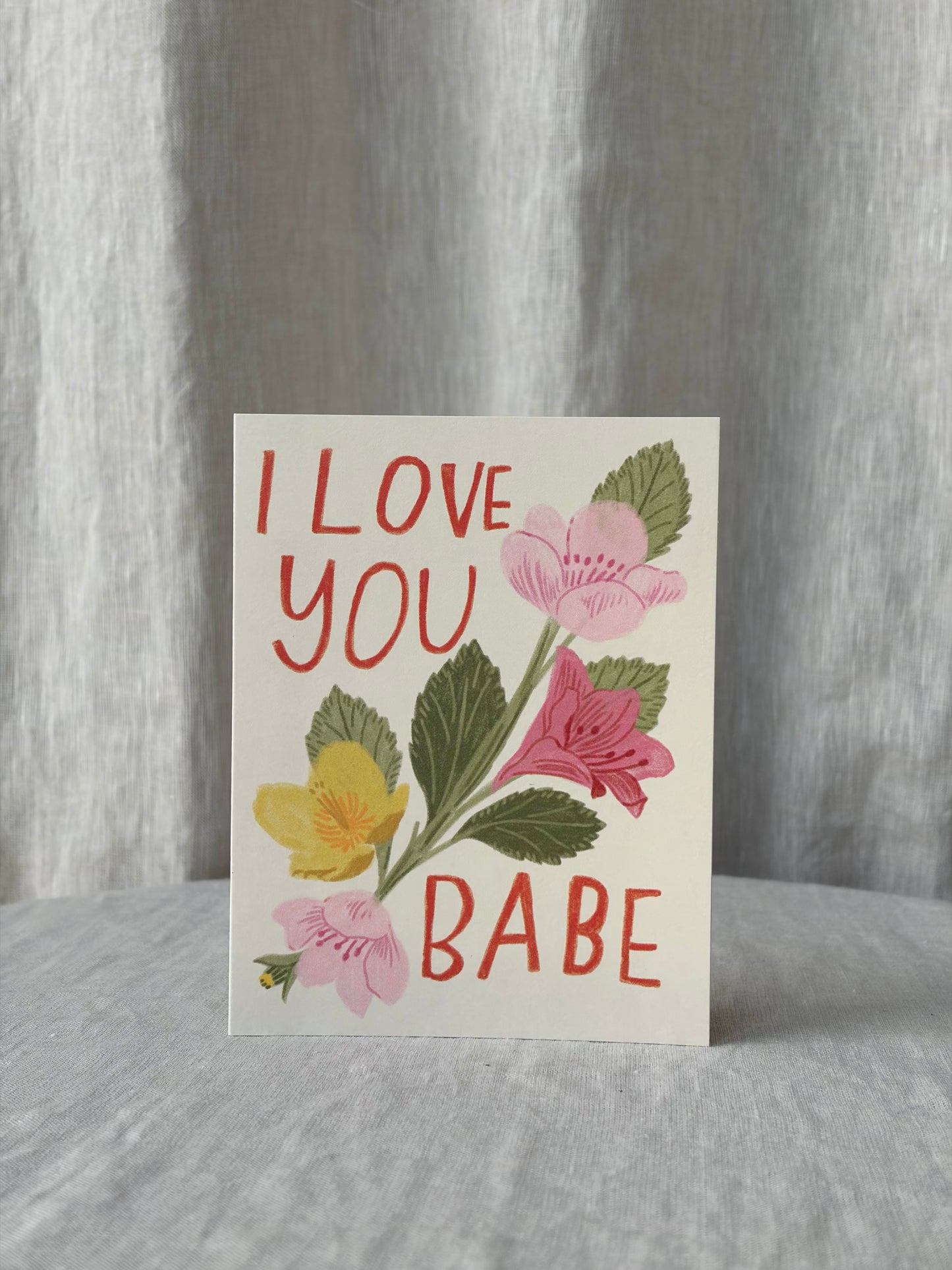 Love You Babe Greeting Card