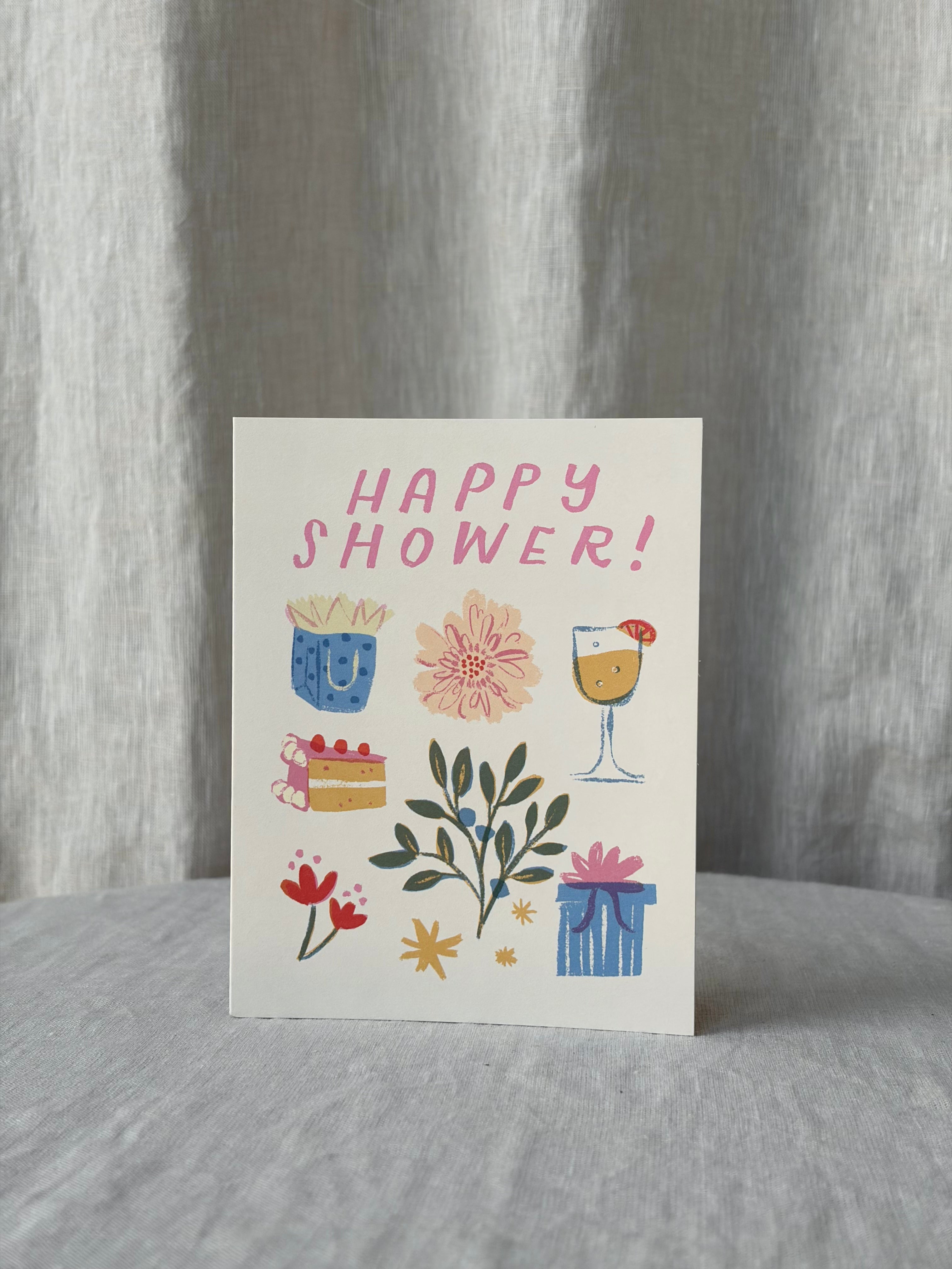 Joyful Shower Greeting Card