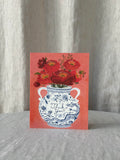 Dragon Vase Thank You Greeting Card