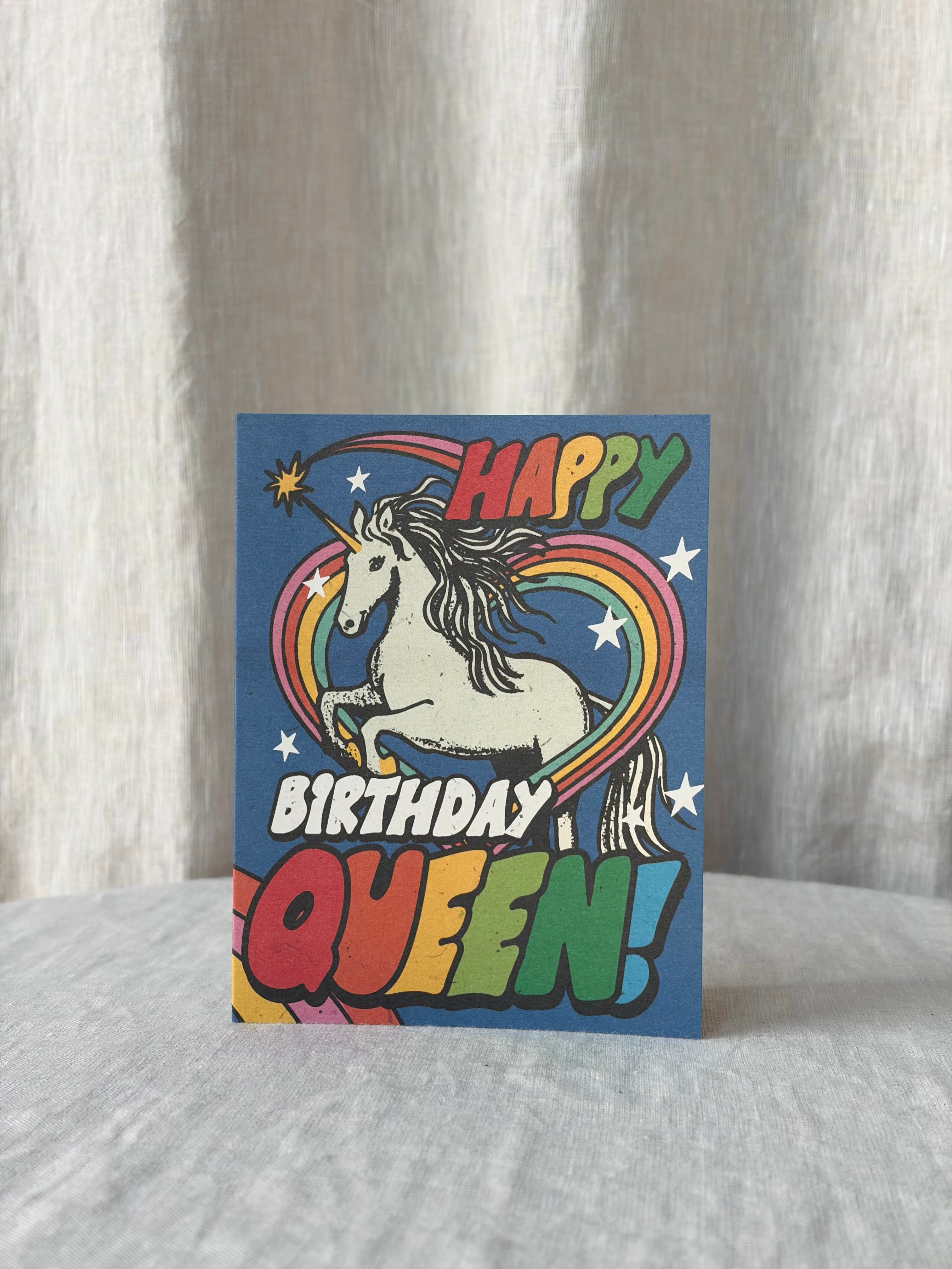 Unicorn Queen Greeting Card