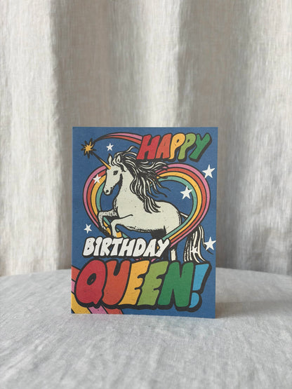 Unicorn Queen Greeting Card