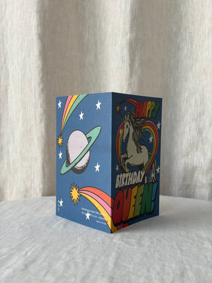 Unicorn Queen Greeting Card