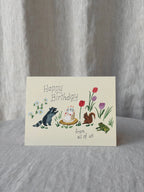 Birthday Critters Greeting Card