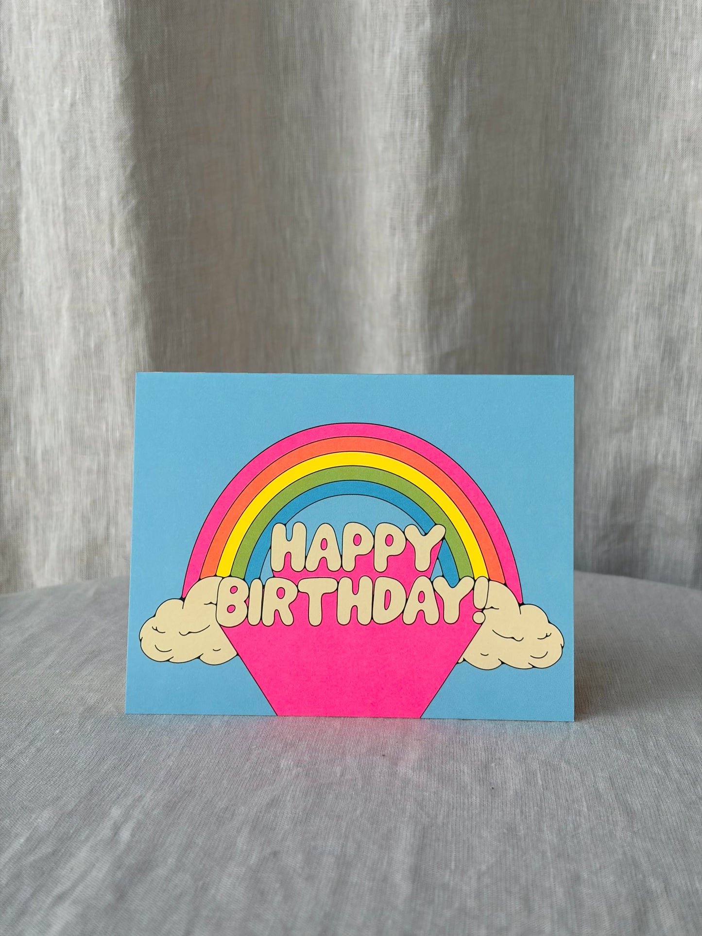 All Over Rainbow Greeting Card