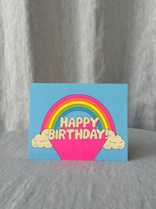 All Over Rainbow Greeting Card