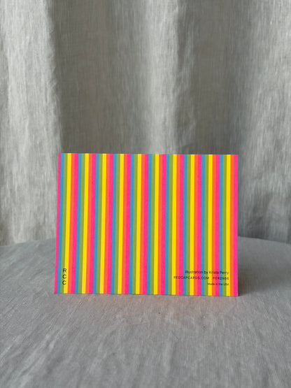 All Over Rainbow Greeting Card