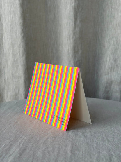 All Over Rainbow Greeting Card