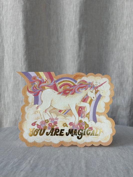 Magical Unicorn Love Greeting Card