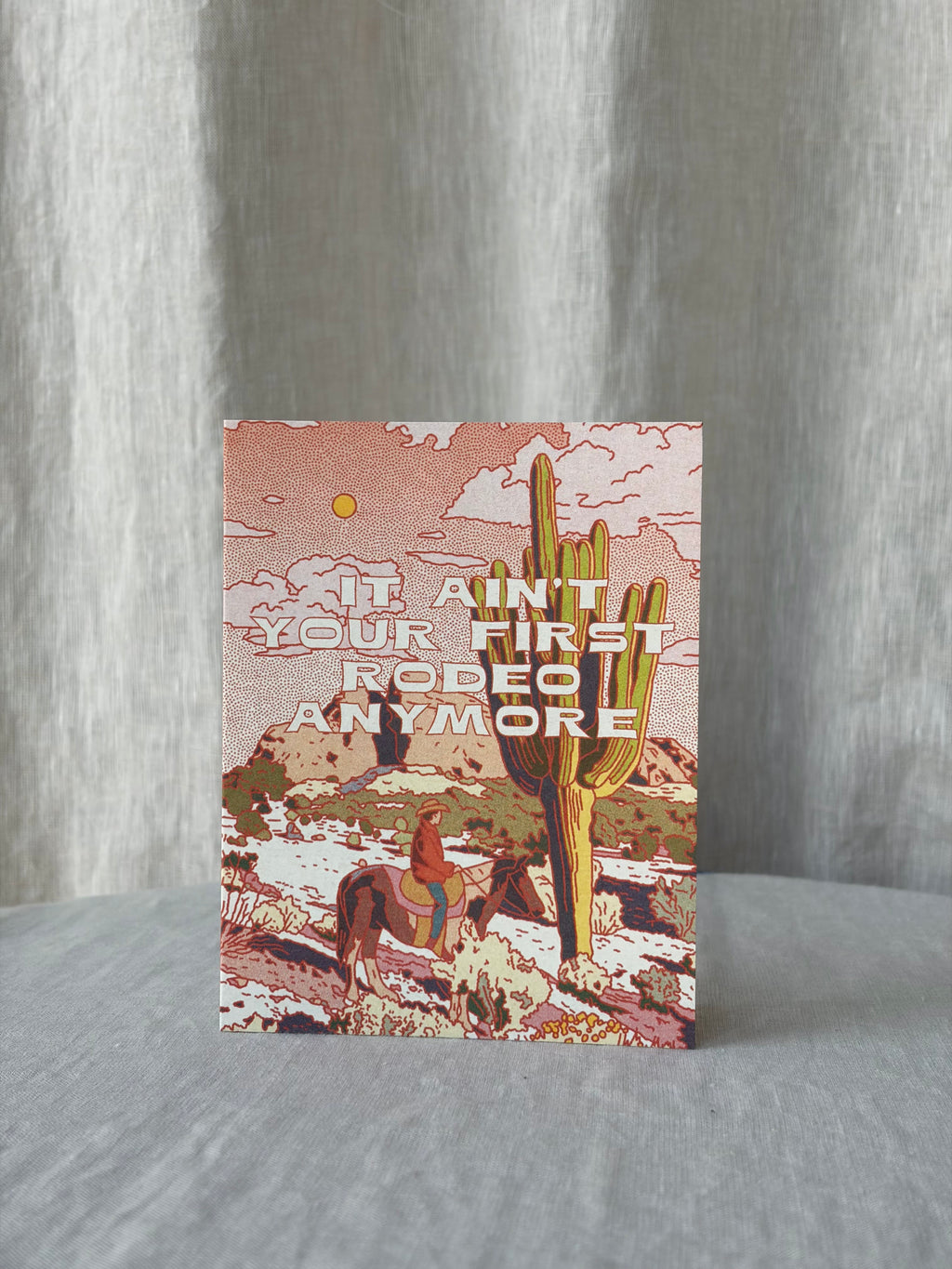 First Rodeo Greeting Card