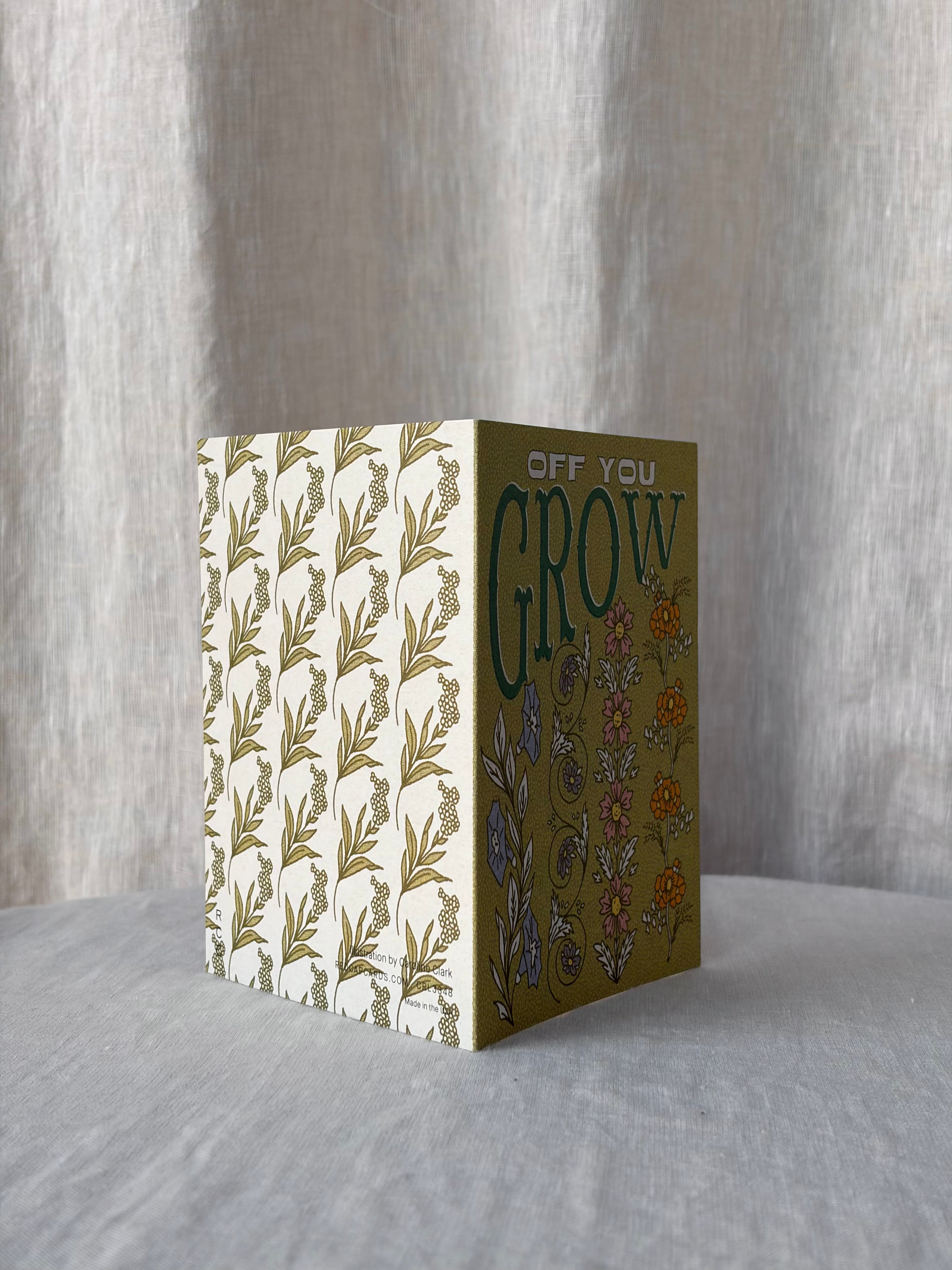 Off You Grow Greeting Card