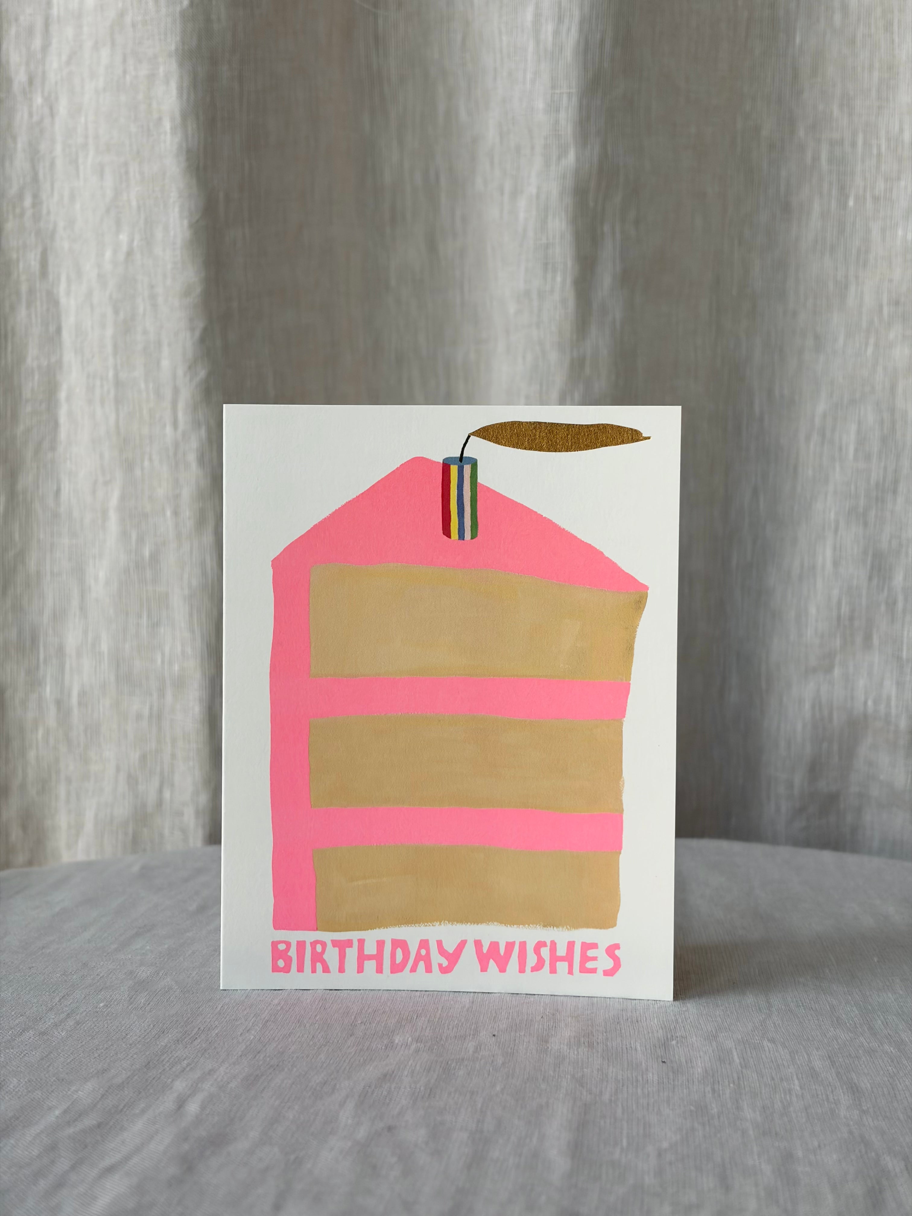 Piece of Cake Birthday Greeting Card