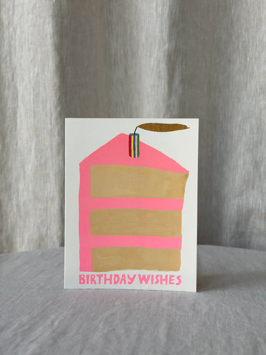 Piece of Cake Birthday Greeting Card