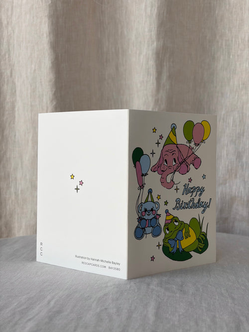 Birthday Animals Greeting Card
