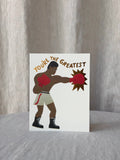 Greatest Boxer Greeting Card